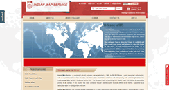 Desktop Screenshot of indianmapservice.co.in
