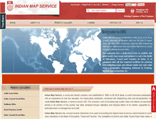 Tablet Screenshot of indianmapservice.co.in